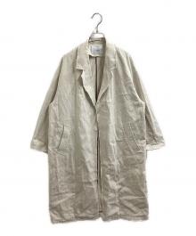 FRAMeWORK（フレームワーク）の古着「綿麻プレーンコート / 24020220600010」｜ベージュ