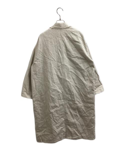 FRAMeWORK（フレームワーク）FRAMeWORK (フレームワーク) 綿麻プレーンコート / 24020220600010 ベージュ サイズ:36の古着・服飾アイテム