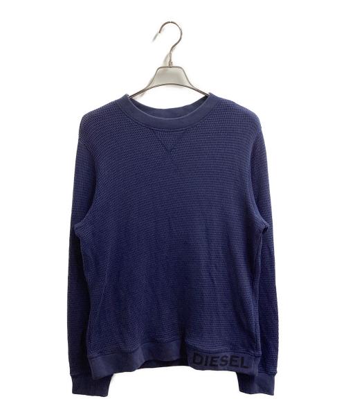 DIESEL（ディーゼル）DIESEL (ディーゼル) サーマルカットソー ネイビー サイズ:Lの古着・服飾アイテム