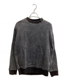 DIESEL（ディーゼル）の古着「D-KRIB-NE / 加工スウェット」｜ブラック