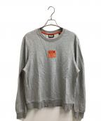 DIESELディーゼル）の古着「Crewneck Sweatshirt Gray / クルーネック スウェット グレー」｜グレー