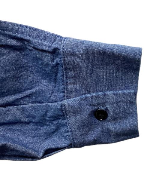 SHIPS（シップス）SHIPS (シップス) CORNERWEAR (コーナーウェア) シャンブレーオープンカラーシャツ / 111-17-0050 / USA製 ブルー サイズ:Lの古着・服飾アイテム