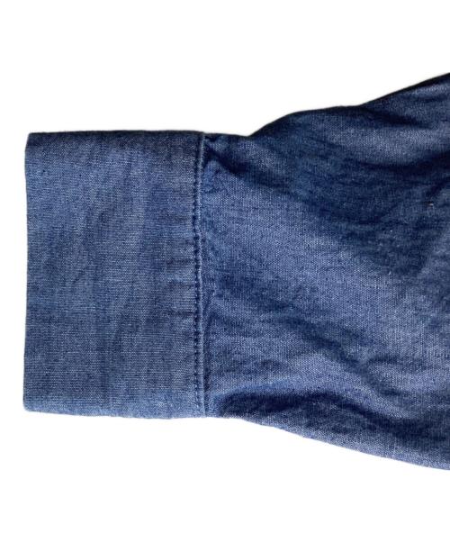 SHIPS（シップス）SHIPS (シップス) CORNERWEAR (コーナーウェア) シャンブレーオープンカラーシャツ / 111-17-0050 / USA製 ブルー サイズ:Lの古着・服飾アイテム