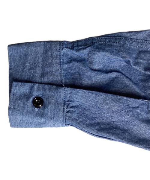 SHIPS（シップス）SHIPS (シップス) CORNERWEAR (コーナーウェア) シャンブレーオープンカラーシャツ / 111-17-0050 / USA製 ブルー サイズ:Lの古着・服飾アイテム