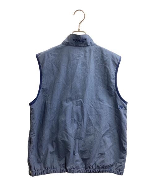 Marmot Capital（マーモット キャピタル）MARMOT CAPITAL (マーモット キャピタル) CURVE STITCH NYLON VEST BLUE / カーブステッチ ナイロンベスト ブルー / 25SS-L2-06 ブルー サイズ:Lの古着・服飾アイテム