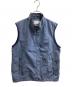 MARMOT CAPITAL（マーモット キャピタル）の古着「CURVE STITCH NYLON VEST BLUE / カーブステッチ ナイロンベスト ブルー / 25SS-L2-06」｜ブルー