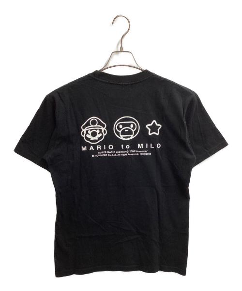 BABY MiLO（ベビーマイロ）BABY MiLO (ベビーマイロ) PRINT T-SHIRT MARIO / マリオ プリントＴシャツ ブラック サイズ:Mの古着・服飾アイテム