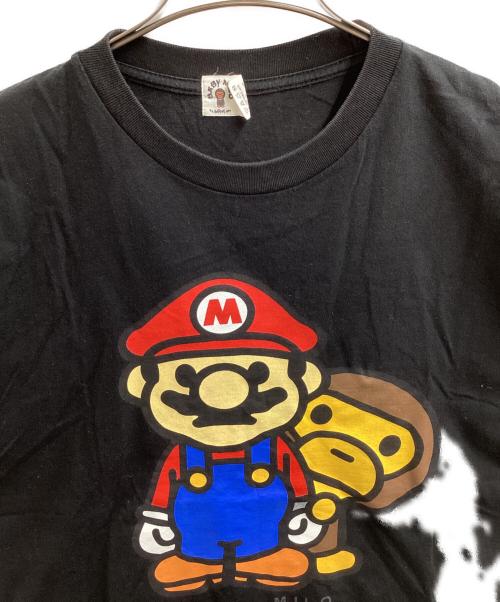 BABY MiLO（ベビーマイロ）BABY MiLO (ベビーマイロ) PRINT T-SHIRT MARIO / マリオ プリントＴシャツ ブラック サイズ:Mの古着・服飾アイテム
