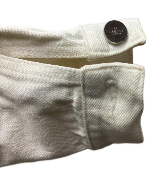 GUCCI（グッチ）GUCCI (グッチ) デニムジャケット / 207-1115-7175 ホワイト サイズ:38の古着・服飾アイテム