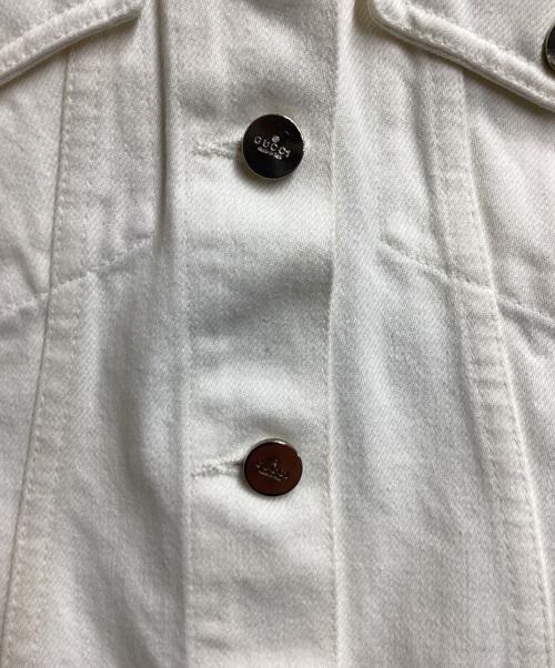 GUCCI（グッチ）GUCCI (グッチ) デニムジャケット / 207-1115-7175 ホワイト サイズ:38の古着・服飾アイテム