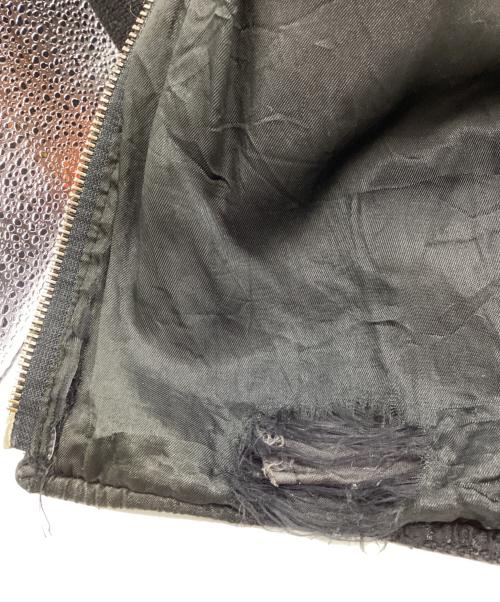 US NAVY（ユーエスネイビー）US NAVY (ユーエスネイビー) ツアージャケット/ 80s ブラック サイズ:不明(記入なし)の古着・服飾アイテム