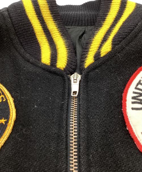 US NAVY（ユーエスネイビー）US NAVY (ユーエスネイビー) ツアージャケット/ 80s ブラック サイズ:不明(記入なし)の古着・服飾アイテム