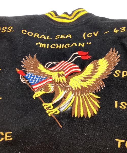 US NAVY（ユーエスネイビー）US NAVY (ユーエスネイビー) ツアージャケット/ 80s ブラック サイズ:不明(記入なし)の古着・服飾アイテム