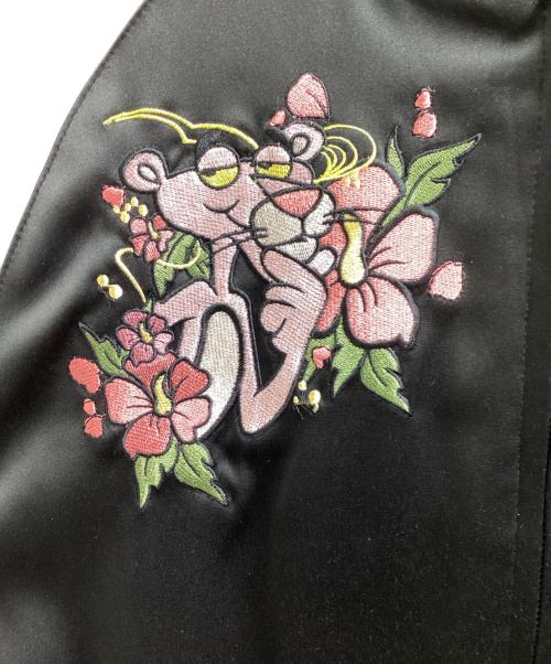 CHARM'S（チャームス）CHARM'S　 (チャームス) スカジャン / PINK PANTHER / ピンクパンサー ブラック サイズ:表記無しの古着・服飾アイテム