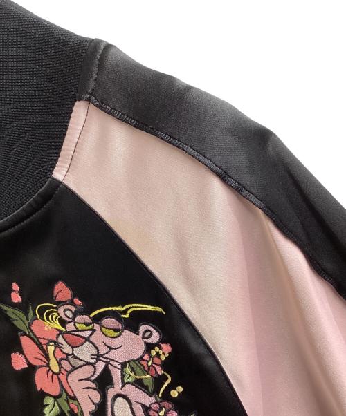 CHARM'S（チャームス）CHARM'S　 (チャームス) スカジャン / PINK PANTHER / ピンクパンサー ブラック サイズ:表記無しの古着・服飾アイテム