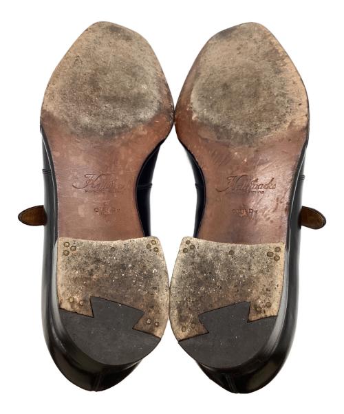 Hall & Marks（ホールアンドマークス）Hall & Marks 　 (ホールアンドマークス) Goofy / モンクストラップシューズ ブラック サイズ:7 1/2の古着・服飾アイテム