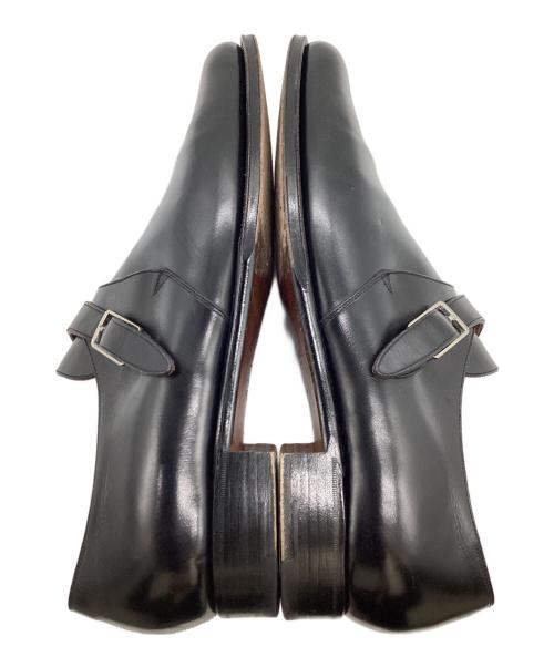 Hall & Marks（ホールアンドマークス）Hall & Marks 　 (ホールアンドマークス) Goofy / モンクストラップシューズ ブラック サイズ:7 1/2の古着・服飾アイテム