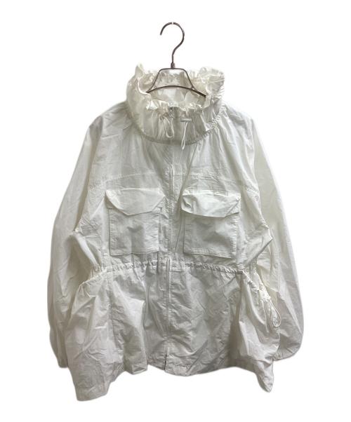 emmi atelier（エミアトリエ）emmi atelier (エミアトリエ) 撥水ワッシャーブルゾン　13WFJ241017 ホワイト サイズ:FREEの古着・服飾アイテム