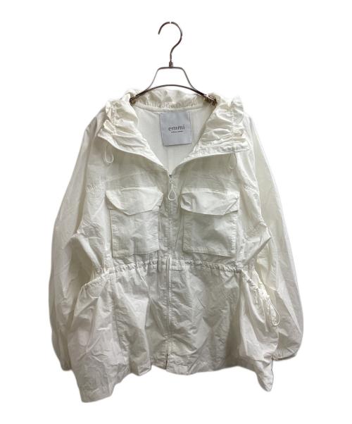 emmi atelier（エミアトリエ）emmi atelier (エミアトリエ) 撥水ワッシャーブルゾン　13WFJ241017 ホワイト サイズ:FREEの古着・服飾アイテム