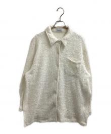 sahara（サハラ）の古着「Shaggy Over Shirt / シャギーオーバーシャツ / 01-TP008-24-03」｜アイボリー