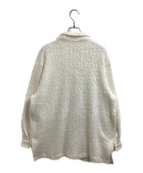 sahara（サハラ）sahara (サハラ) Shaggy Over Shirt / シャギーオーバーシャツ / 01-TP008-24-03 アイボリー サイズ:-の古着・服飾アイテム