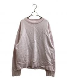 AMI PARIS（アミ パリス）の古着「FADE OUT SWEATSHIRT / フェードアウトスウェットシャツ / USW016.JE0052」｜ピンク