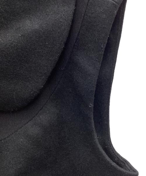 PRADA（プラダ）PRADA (プラダ) ラウンドカラーノースリーブウールワンピース / P31Z2 S152 / イタリア製 ブラック サイズ:36の古着・服飾アイテム