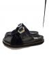 SOE  (ソーイ) ONE BACKLE FUR SANDAL / ファーサンダル / 1201-02-003 ブラック サイズ:1：8000円