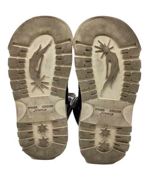 ROCKSTA（ロックスター）ROCKSTA (ロックスター) FVVO (エフブイブイオー) THICK SOLED HIGH TOP BOOTS ブラック サイズ:25cmの古着・服飾アイテム