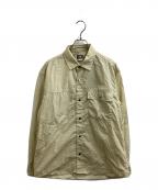 THE NORTH FACEザ ノース フェイス）の古着「L/S Nuptse Shirt/NR11961」｜ベージュ