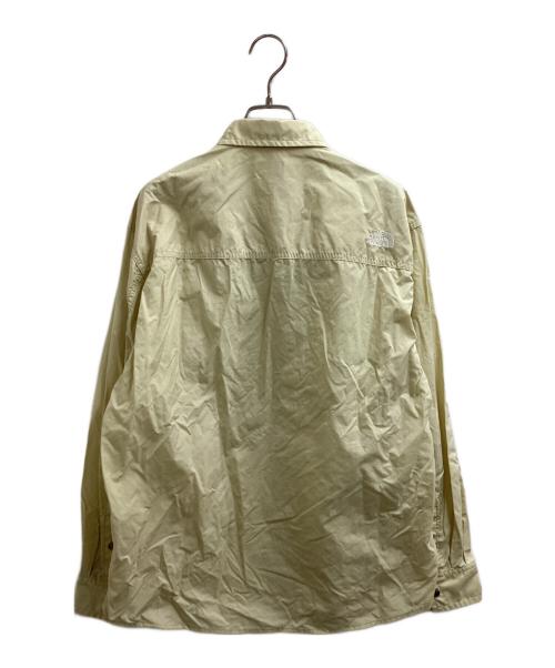 THE NORTH FACE（ザ ノース フェイス）THE NORTH FACE (ザ ノース フェイス) L/S Nuptse Shirt/NR11961 ベージュ サイズ:Mの古着・服飾アイテム