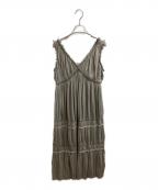 HER LIP TOハーリップトゥ）の古着「Must Have Summer Dress / ノースリーブワンピース / 1222105046」｜ブラウン