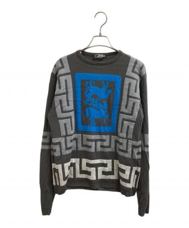 中古・古着通販】GIANNI VERSACE (ジャンニ・ヴェルサーチ) 総柄ニット