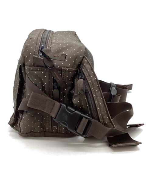 HEAD PORTER（ヘッドポーター）HEAD PORTER (ヘッドポーター) ドット柄ウエストバッグ / ショルダーバック ブラウン サイズ:-の古着・服飾アイテム