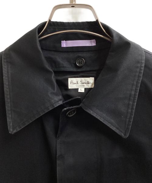 PAUL SMITH（ポールスミス）PAUL SMITH (ポールスミス) ステンカラーコート ブラック サイズ:Lの古着・服飾アイテム
