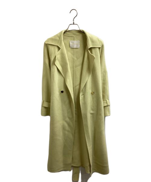 GRACE CLASS（グレースクラス）GRACE CLASS (グレースクラス) リバーウール トレンチコート/02214 61071 イエロー サイズ:36の古着・服飾アイテム