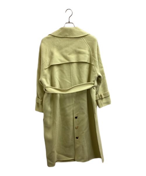 GRACE CLASS（グレースクラス）GRACE CLASS (グレースクラス) リバーウール トレンチコート/02214 61071 イエロー サイズ:36の古着・服飾アイテム