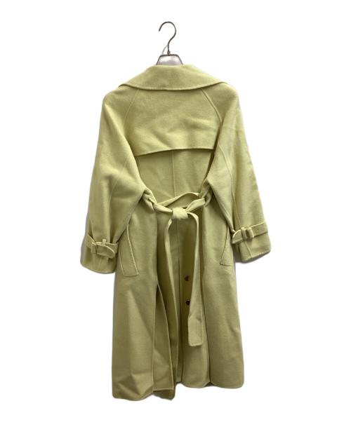 GRACE CLASS（グレースクラス）GRACE CLASS (グレースクラス) リバーウール トレンチコート/02214 61071 イエロー サイズ:36の古着・服飾アイテム