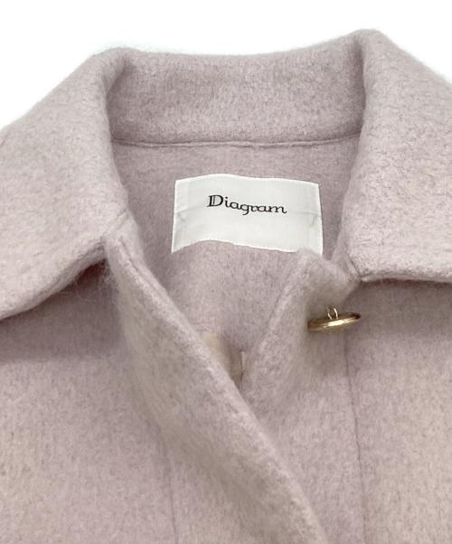 Diagram（ダイアグラム）Diagram (ダイアグラム) モヘヤシャギーオーバージャケット / 03224 01356 ピンク サイズ:36の古着・服飾アイテム