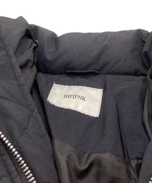 HIFIFNK（ハイファイファンク）HIFIFNK (ハイファイファンク) ダウンジャケット ブラック サイズ:50の古着・服飾アイテム