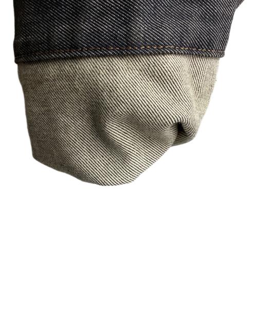 ROBE DE CHAMBRE COMME DES GARCONS（ローブドシャンブル コムデギャルソン）ROBE DE CHAMBRE COMME DES GARCONS (ローブドシャンブル コムデギャルソン) 切替デニムジャケット/	RJ-10017M/ AD1999 グレー サイズ:Mの古着・服飾アイテム