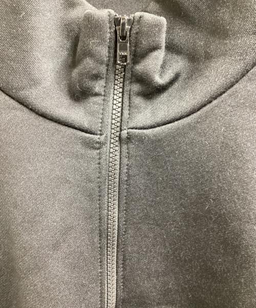 AURALEE（オーラリー）AURALEE (オーラリー) BAGGY POLYESTER SWEAT HALF ZIP P/O / ハーフジップ プルオーバー スウェット ブラック サイズ:3の古着・服飾アイテム