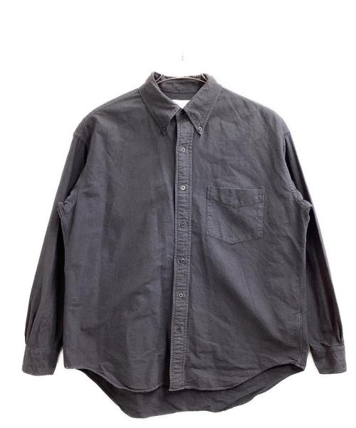 Graphpaper（グラフペーパー）Graphpaper (グラフペーパー) Oxford L/S B.D Box Shirt / オックスフォード ボタンダウンシャツ グレー サイズ:1の古着・服飾アイテム
