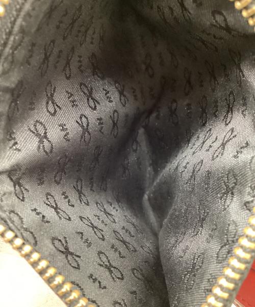 ANYA HINDMARCH（アニヤ・ハインドマーチ）ANYA HINDMARCH  (アニヤ・ハインドマーチ) ｽﾓｰﾙ ﾀﾞﾌﾞﾙｼﾞｯﾌﾟ ｳｫﾚｯﾄ / 二つ折り財布 ブラックの古着・服飾アイテム