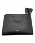 ANYA HINDMARCH  (アニヤ・ハインドマーチ) ｽﾓｰﾙ ﾀﾞﾌﾞﾙｼﾞｯﾌﾟ ｳｫﾚｯﾄ / 二つ折り財布 ブラック：12000円
