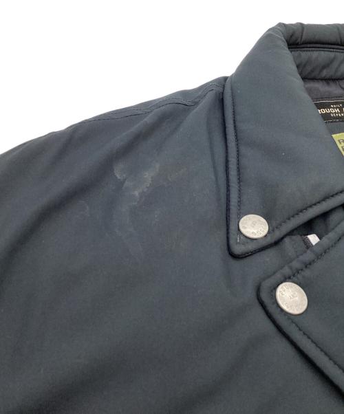 ROUGH AND RUGGED（ラフアンドラゲッド）ROUGH AND RUGGED　 (ラフアンドラゲッド) ナイロンダブルライダースジャケット / プリマロフトジャケット / 23AW ブラック サイズ:3の古着・服飾アイテム