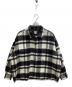 Deluxe（デラックス）の古着「シャツジャケット / アルパカ混 / 日本製」｜ブラック×ホワイト