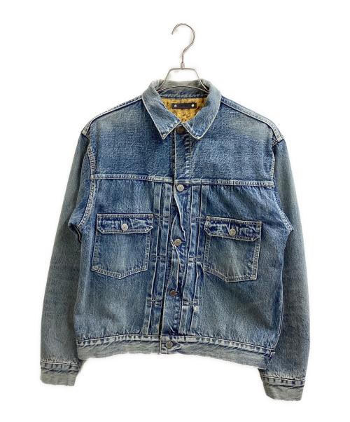 MINEDENIM（マインデニム）MINEDENIM (マインデニム) Leopard Fur Lining RF-GJKT USD / レオパードライニング RF-GJKT USD / 2310-8001-85-022 / 23FW インディゴ サイズ:2の古着・服飾アイテム