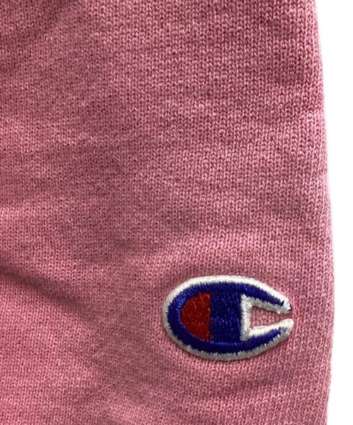 Champion REVERSE WEAVE（チャンピオン リバース ウィーブ）Champion REVERSE WEAVE (チャンピオン リバース ウィーブ) リバースウィーブスウェット / 刺繍タグ / 90s / USA製 ピンク サイズ:Lの古着・服飾アイテム