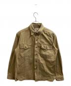 BONCOURAボンクラ）の古着「CPO shirt beige / CPOシャツ ベージュ / Made in JAPAN / 日本製 / 072-915-4225」｜ベージュ